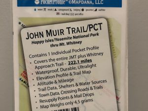 John Muir Trail Pocket Map